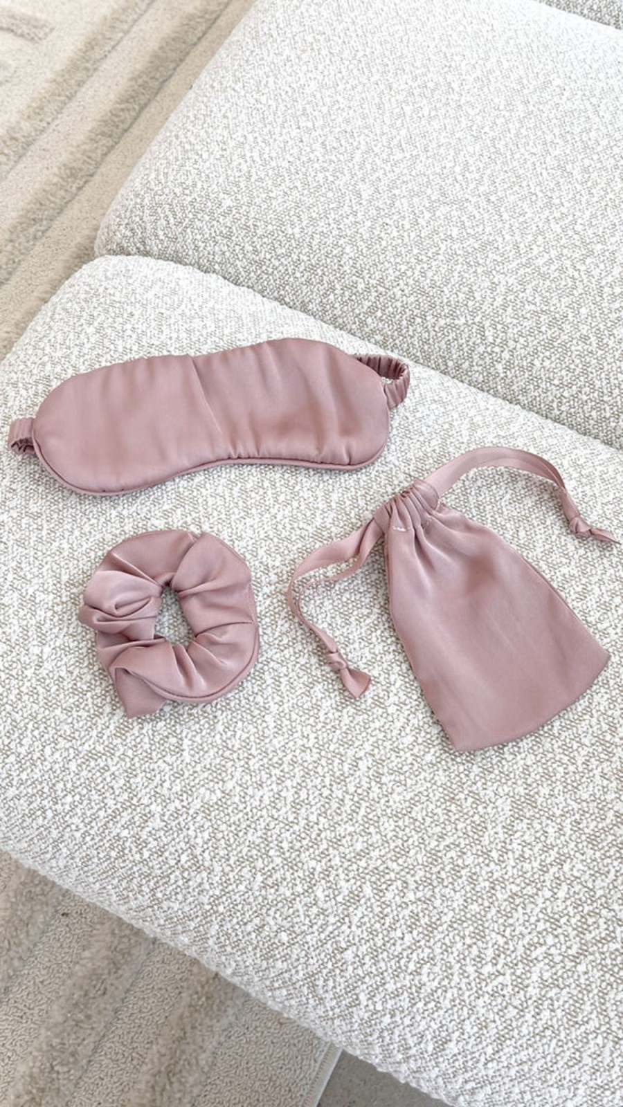 Accessories Alive Girl | Harper Eye Mask & Scrunchie - Pink