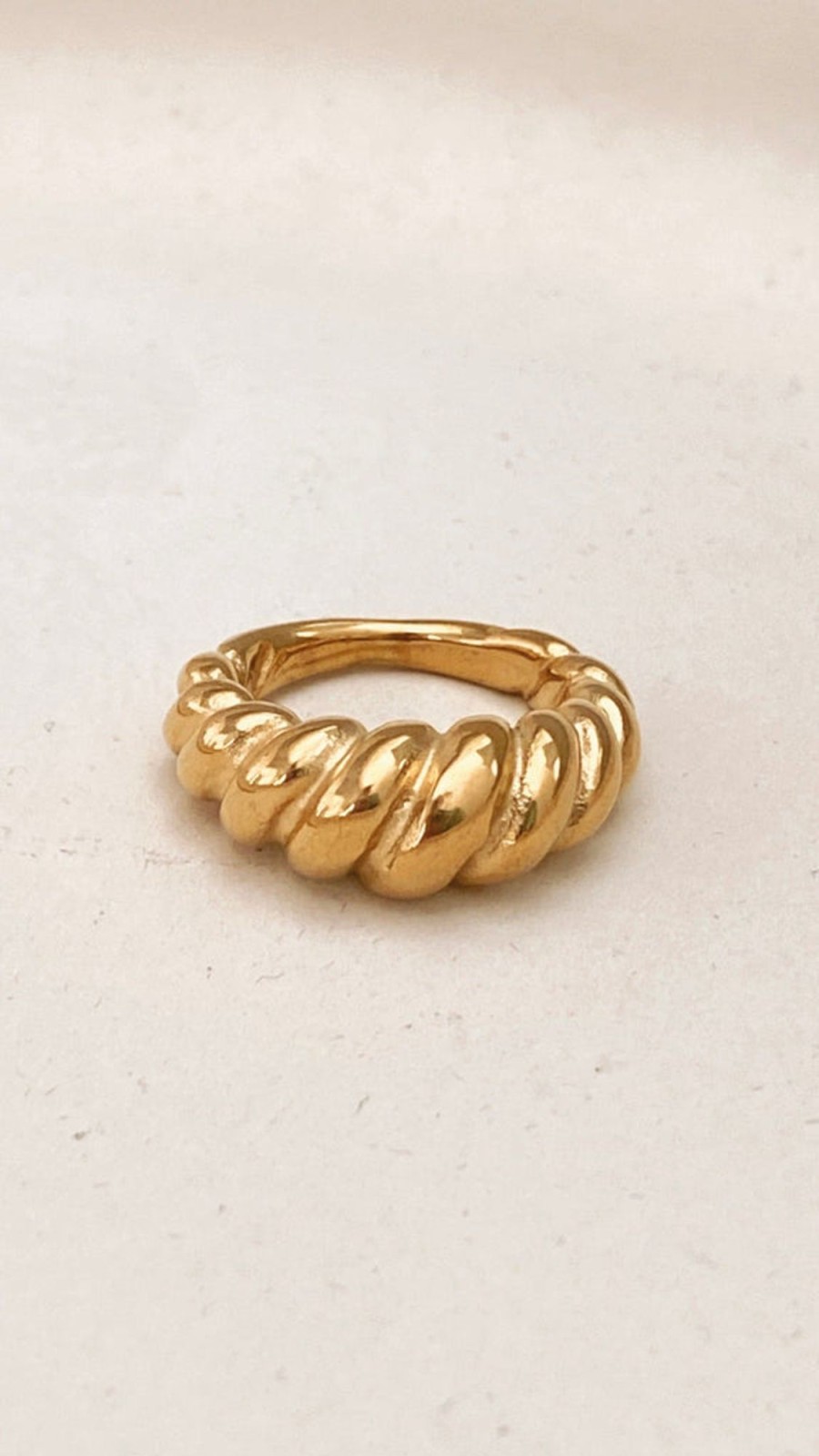 Accessories SIRHC THE LABEL | Croissant Ring - Gold