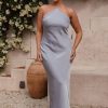 Wedding Alive Girl | Chiara Maxi Dress - Steel Blue