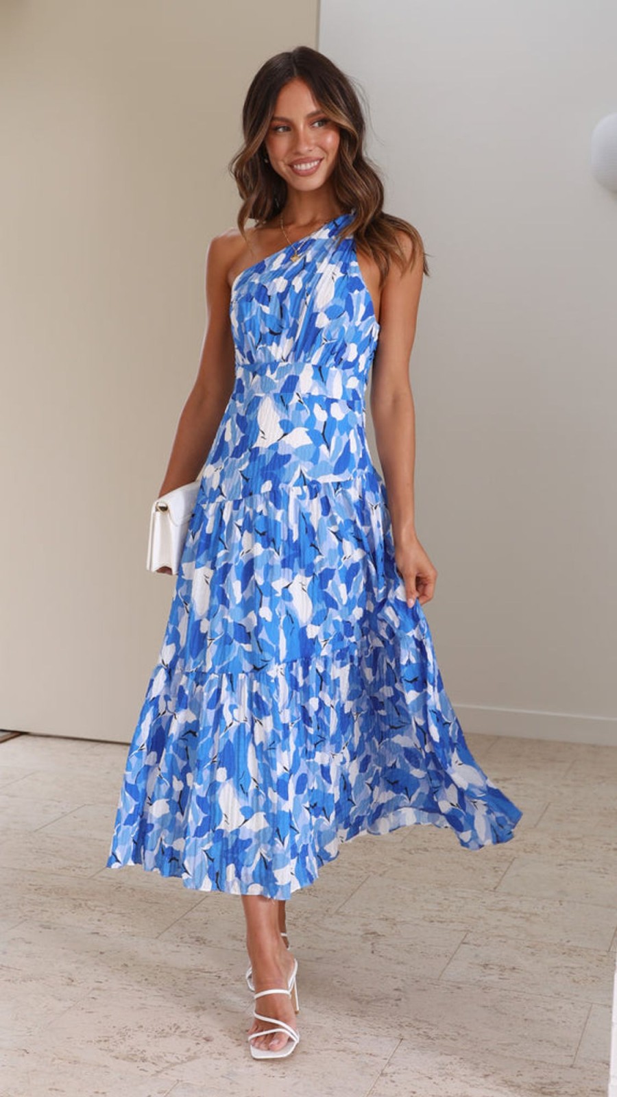 Wedding MAIN ST | Jayma Maxi Dress - Blue Floral