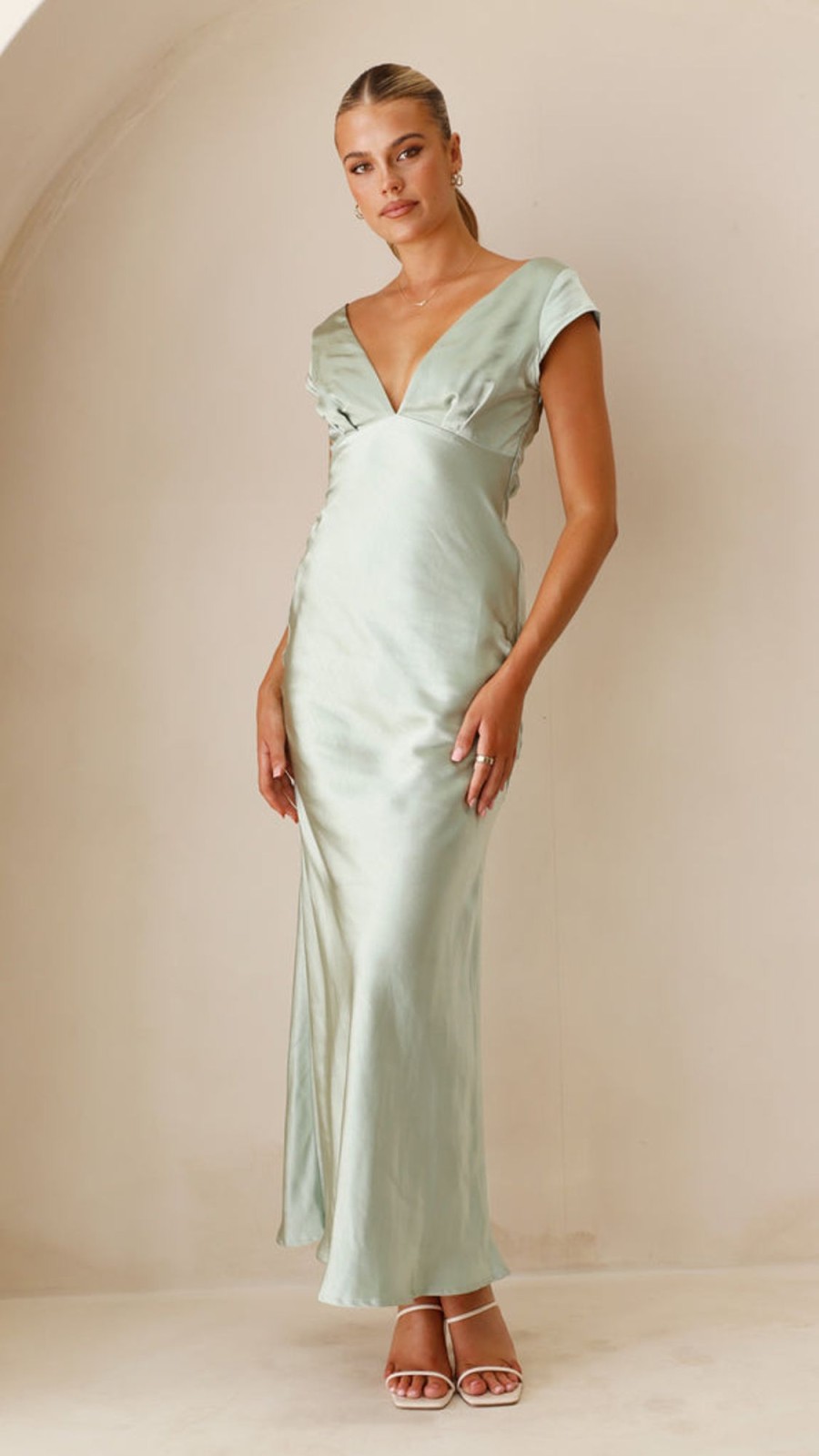 Wedding SASHA (BNE) | Amelia Maxi Dress - Sage