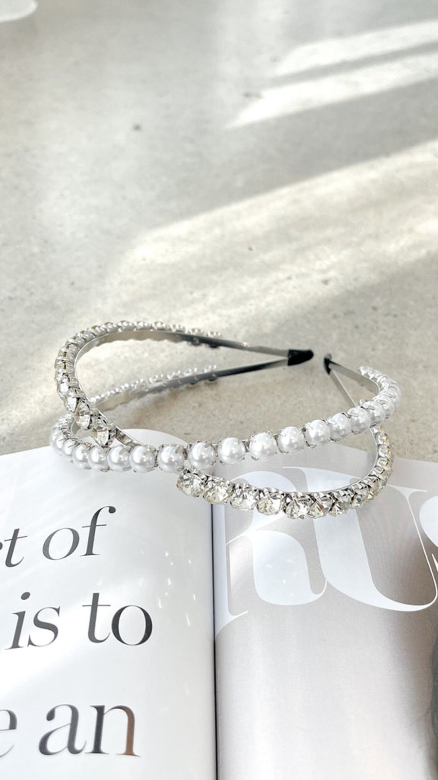 Accessories Angel Whisper | Daley Headband - Pearl