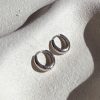 Accessories Malakai The Label | Island Glow Hoop Earrings - Sterling Silver