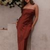 Wedding Alive Girl | Gisele Maxi Dress - Rust