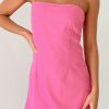 Clothing Luvalot | Quinn Mini Dress - Hot Pink