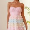 Clothing SASHA (BNE) | Sharpay Mini Dress - Pink Multi