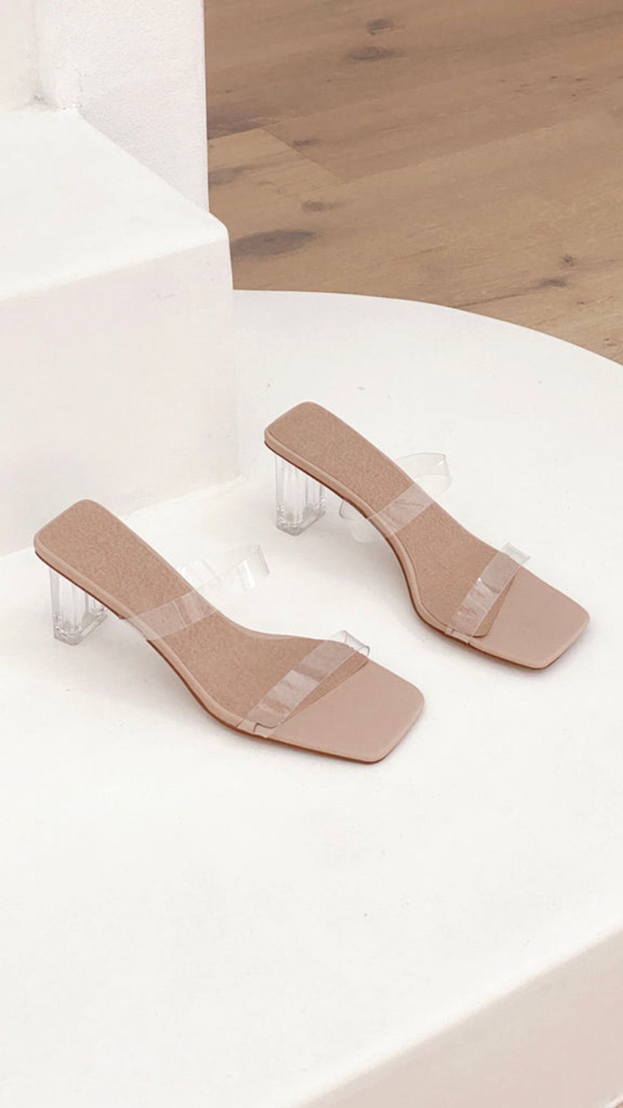 Shoes Billini | Aena Heel - Nude/Clear