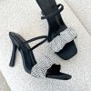 Shoes Billini | Brandi Heel - Black Satin Diamante