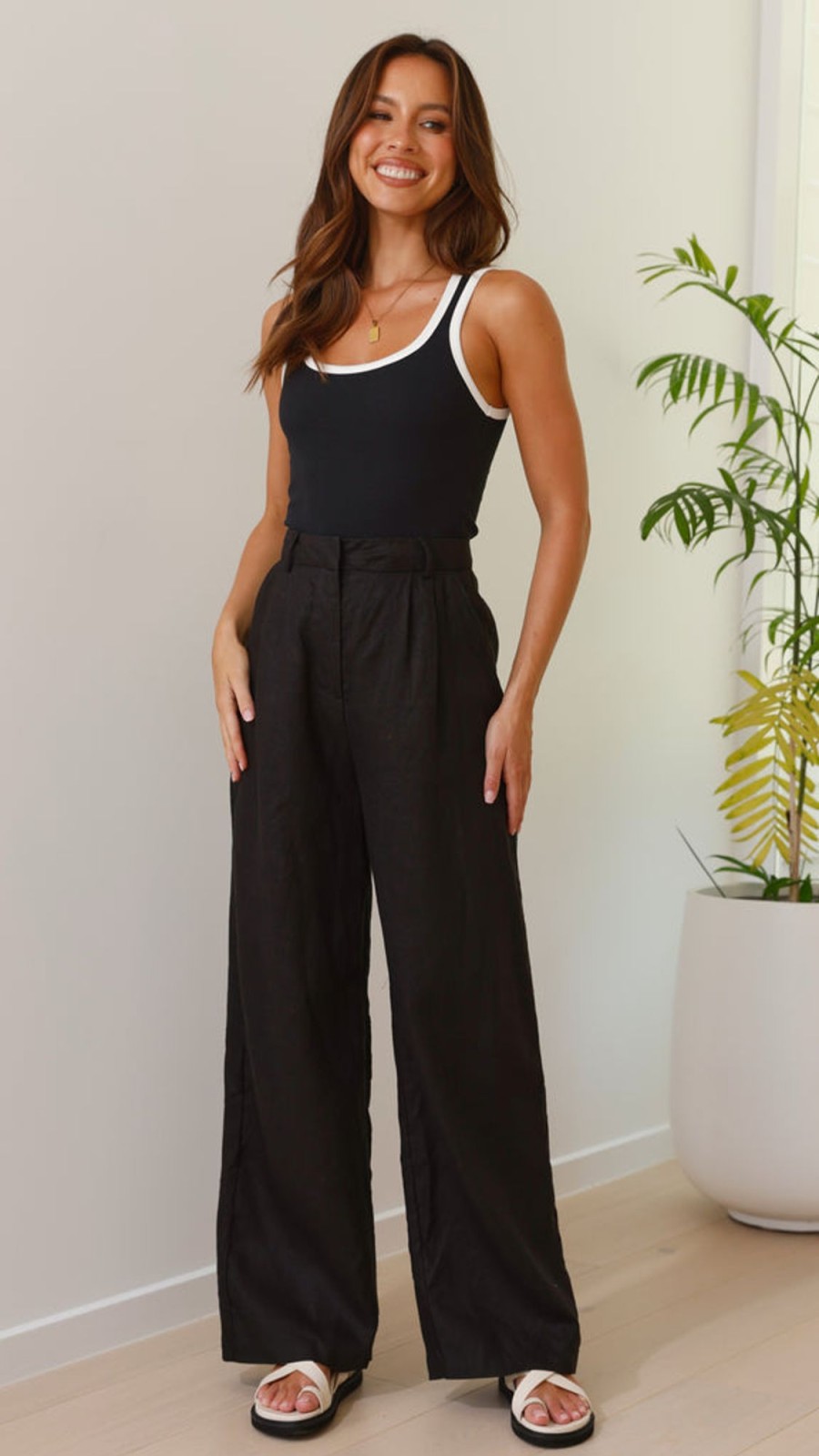 Clothing FASHION ALLIED | Tillie Pants - Black