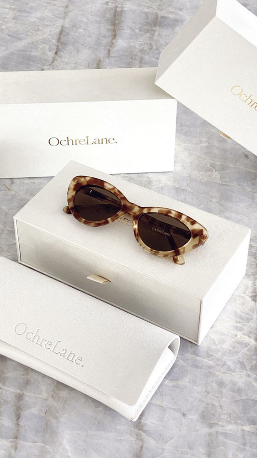 Accessories Ochre Lane | Ochre Lane Isla Sunglasses - Golden Tort