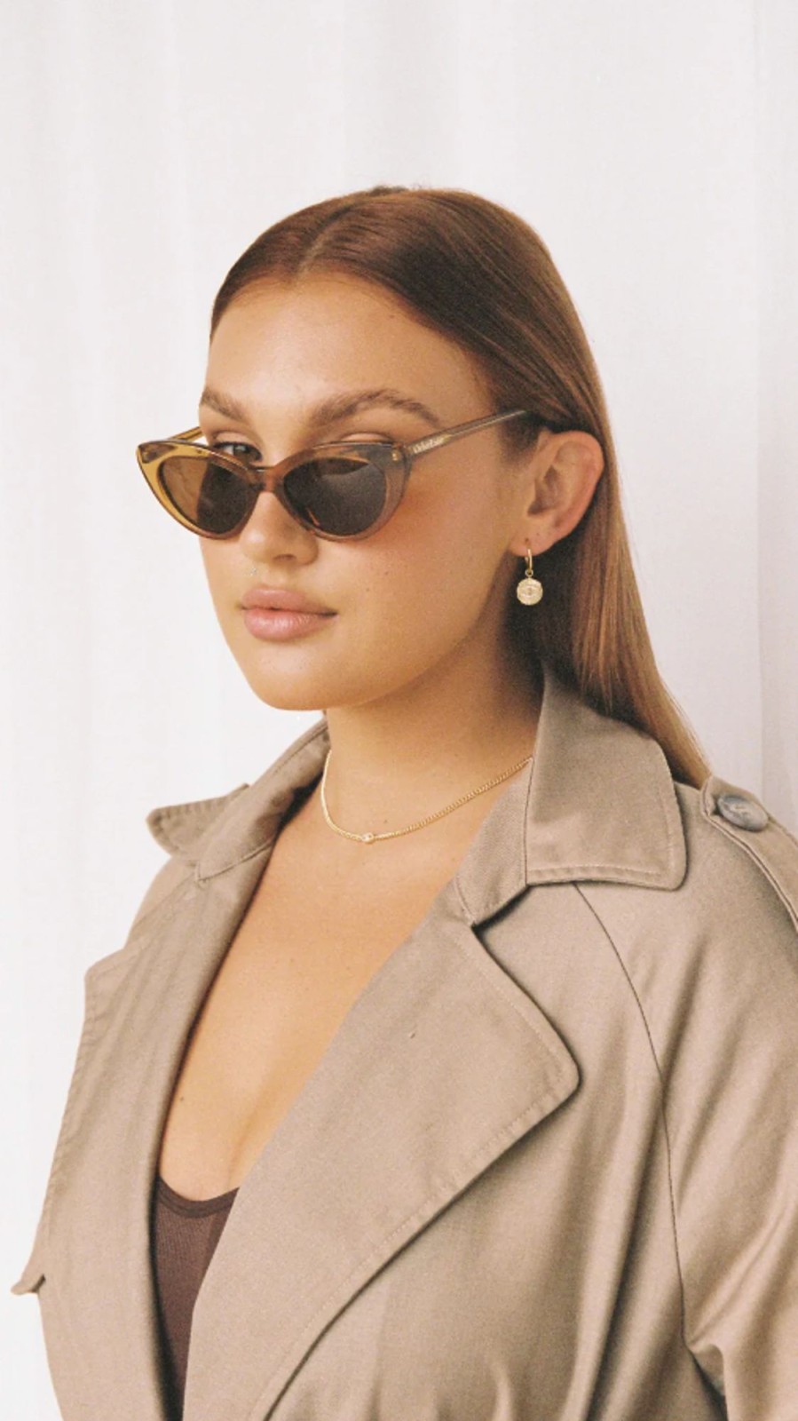 Accessories Ochre Lane | Ochre Lane Isla Sunglasses - Clay