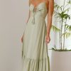 Clothing LILYWHYT | Dabney Maxi Dress - Sage