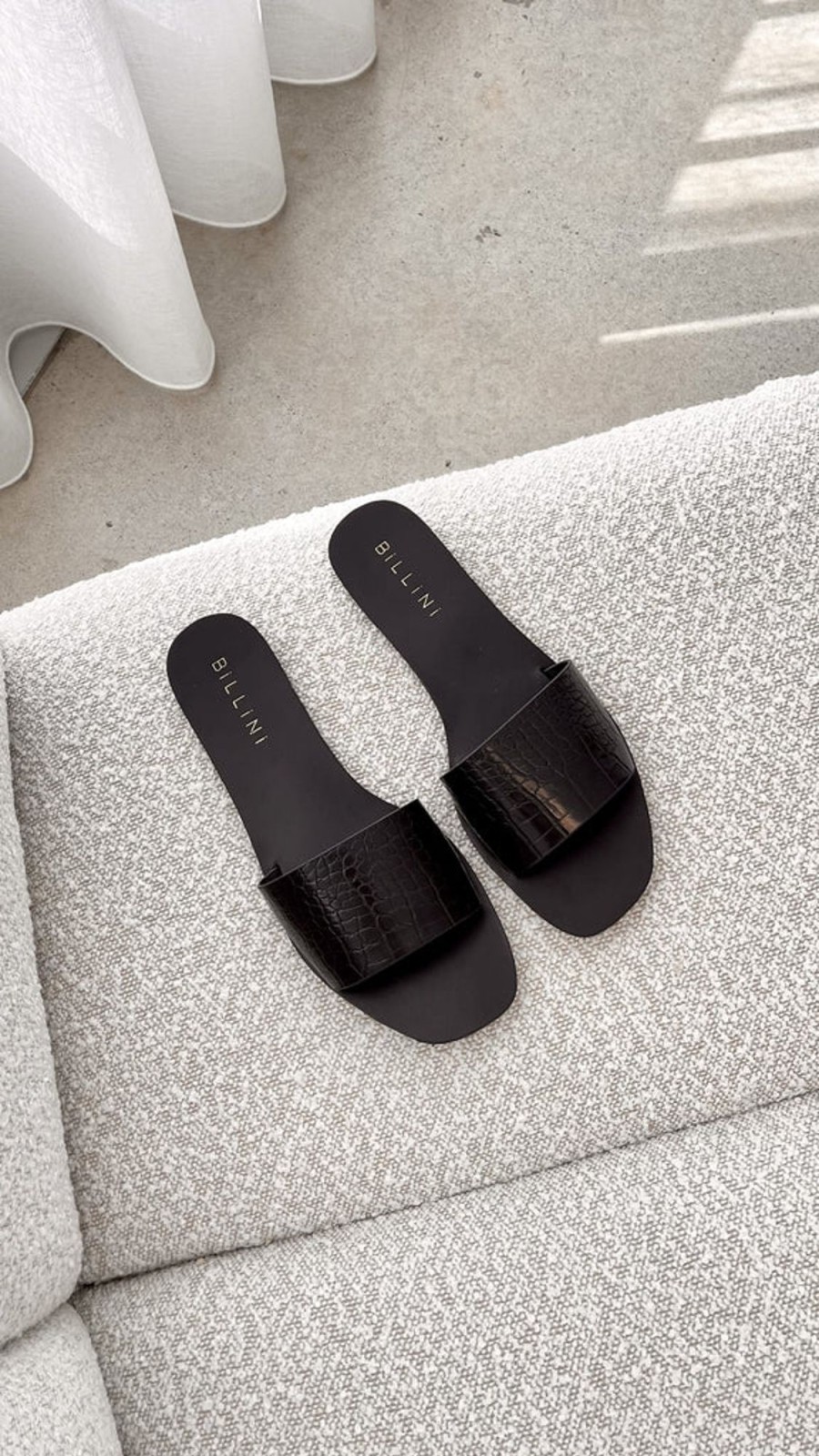 Shoes Billini | Henrik Slide - Black Croc